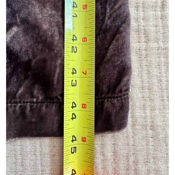 Johnny Was Luciana Coffee Bean Velvet Embroidered Wide Leg Pants NWT XL Boho Y2K - Picture 12 of 13